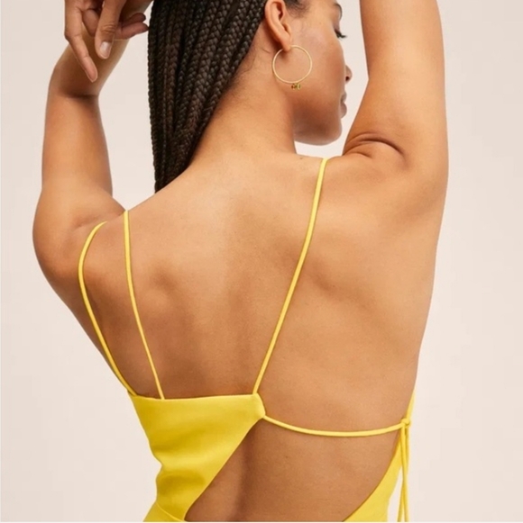 NWT Mango Yellow Jumpsuit - Picture 4 of 7